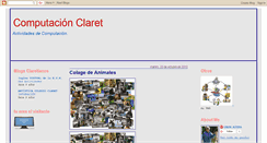 Desktop Screenshot of claretblogcomputacion.blogspot.com