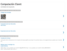 Tablet Screenshot of claretblogcomputacion.blogspot.com