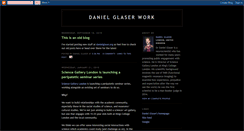 Desktop Screenshot of danielglaser.blogspot.com