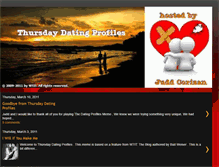 Tablet Screenshot of datingprofilememe.blogspot.com