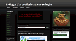 Desktop Screenshot of bioextinction.blogspot.com