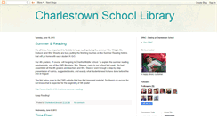Desktop Screenshot of charlestownschoollibrary.blogspot.com