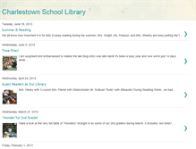 Tablet Screenshot of charlestownschoollibrary.blogspot.com