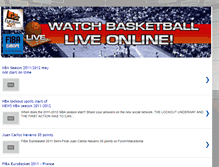 Tablet Screenshot of basketballpctv.blogspot.com