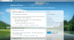 Desktop Screenshot of heronsperch.blogspot.com