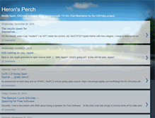 Tablet Screenshot of heronsperch.blogspot.com