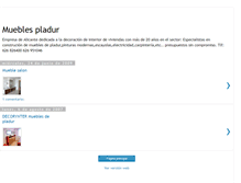 Tablet Screenshot of mueblesdepladur.blogspot.com