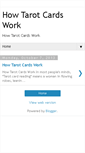 Mobile Screenshot of howtarotcardswork.blogspot.com