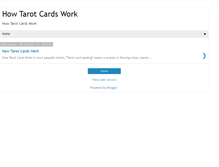 Tablet Screenshot of howtarotcardswork.blogspot.com