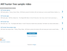 Tablet Screenshot of milf-hunter-free-sample-video.blogspot.com