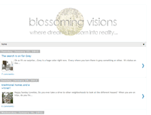 Tablet Screenshot of blossomingvisions.blogspot.com