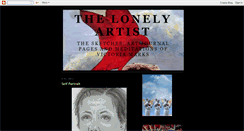 Desktop Screenshot of lonelyartiststudio.blogspot.com