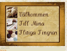 Tablet Screenshot of minaflitigafingrar.blogspot.com
