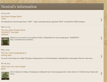 Tablet Screenshot of neutralxe.blogspot.com