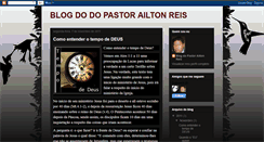 Desktop Screenshot of blogdesermoesdopastorailtonreis.blogspot.com