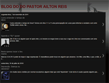 Tablet Screenshot of blogdesermoesdopastorailtonreis.blogspot.com