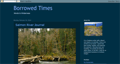 Desktop Screenshot of borrowedtimes.blogspot.com