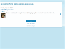 Tablet Screenshot of global-giftingconnectionprogram.blogspot.com