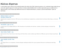 Tablet Screenshot of musicasdispersas.blogspot.com