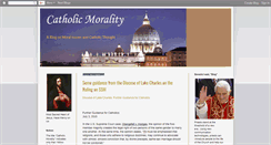 Desktop Screenshot of catholicmoralsguy.blogspot.com