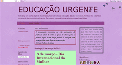 Desktop Screenshot of educaurgente.blogspot.com