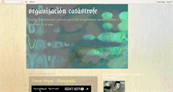 Desktop Screenshot of organizacioncatastrofe.blogspot.com