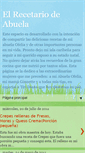 Mobile Screenshot of elrecetariodeabuela.blogspot.com