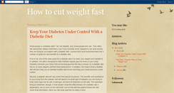 Desktop Screenshot of howtocutweightfast01.blogspot.com