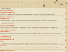 Tablet Screenshot of howtocutweightfast01.blogspot.com