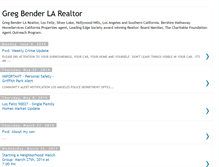 Tablet Screenshot of gregbenderla.blogspot.com