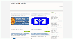 Desktop Screenshot of banksjobsindia.blogspot.com