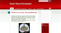 Desktop Screenshot of easygoldexchange.blogspot.com