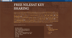 Desktop Screenshot of nilesatkeys.blogspot.com