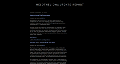 Desktop Screenshot of mesothelioma-update-report.blogspot.com