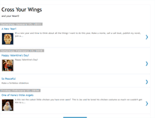 Tablet Screenshot of crossyourwings.blogspot.com