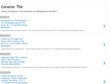 Tablet Screenshot of ceramictilereviews.blogspot.com