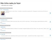 Tablet Screenshot of naotinhanadapafazer.blogspot.com