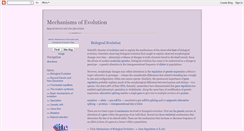 Desktop Screenshot of mechanismsevo.blogspot.com
