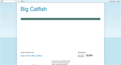 Desktop Screenshot of big-catfish.blogspot.com