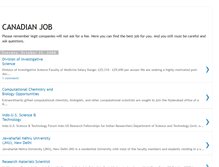 Tablet Screenshot of canadian-job.blogspot.com