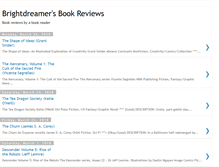 Tablet Screenshot of brightdreamersbookreviews.blogspot.com