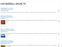 Tablet Screenshot of livebaseballonlinetv.blogspot.com