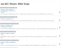 Tablet Screenshot of joymccwomen-biblestudy.blogspot.com