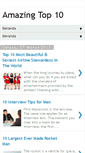 Mobile Screenshot of amazingtop10.blogspot.com