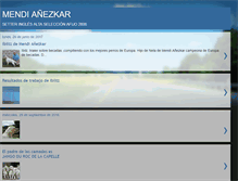 Tablet Screenshot of mendianezcar.blogspot.com