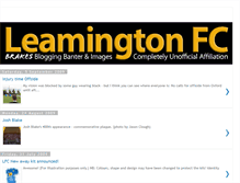Tablet Screenshot of leamingtonfc.blogspot.com