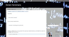 Desktop Screenshot of dorienherremans.blogspot.com