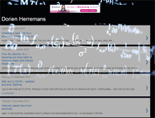 Tablet Screenshot of dorienherremans.blogspot.com