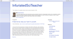 Desktop Screenshot of infuriatedsciteacher.blogspot.com