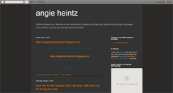 Desktop Screenshot of angieheintz.blogspot.com